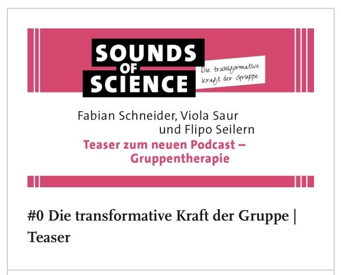 Cover Bild zum Podcast Sounds of Science – Die transformative Kraft der Gruppe